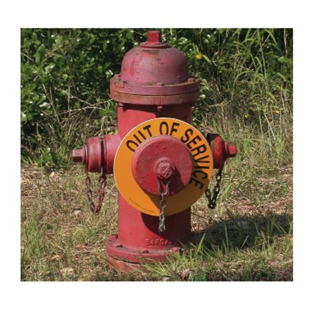 Custom Printed Out-Of-Service Hydrant Marker 7 1/2"